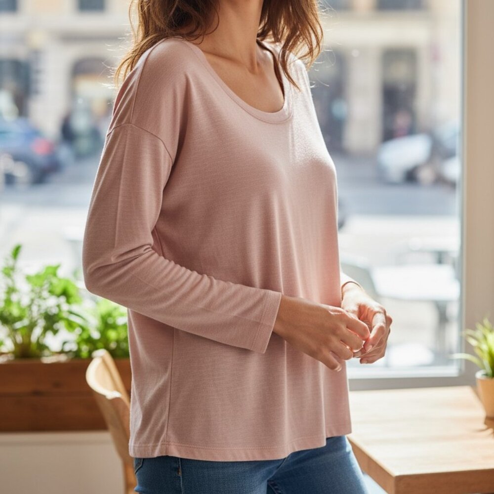 Balance Collection Open-Back Performance Top | Dusty Rose | Small - Picture 3 of 9